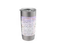 Bible Scripture 1 Corinthians 13:4-8 The Love Verse Stainless Steel Insulated Tumbler