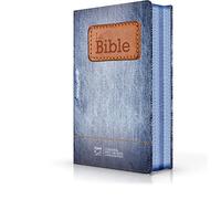 Bible Segond 21 compacte (premium style) toilée motif jeans: couverture souple, avec fermeture éclair
