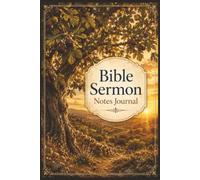 Bible Sermon Notes Journal: 6x9 Guided Christian Devotional Logbook for Women and Men to Record Scripture, Main Points, Application, Prayer, Reflection