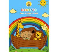Bible Stick Figures: Genesis Coloring Book for Kids - 36 Coloring Pages with Verses, Word Searches & Activities (Volume 1)