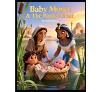 Bible Stories, Baby Moses & The Basket Boat, Christian Children's Stories, Sunday School Book: Religious, Inspirational Book, Catholic Stories for Kid's, Church Story Book, Biblical Stories for Kids