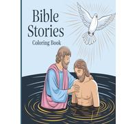 Bible stories coloring book & Diary: Large Print Jesus stories| Coloring & wide ruled journal pages| 8.5x11 large print| 120 pages| Easy to colour| ... adults, men, women| Leisure time activities