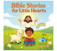 Bible Stories for Little Hearts: Color, learn, and grow in faith storybook for ages 4-7