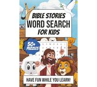 Bible Stories Word Search Puzzle Book for Kids: Word Searches with Easy to Read Print about Bible Stories, Jesus and More | 6x9 inches, 110 pages | ... … Great for Kids, Churches, and Home School.