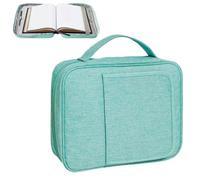 Bible Study Cover - Soft Padded Book Case, Christian Journal Carrier | Faith-Inspired Tote for Sermon Notes, Inspirational Storage Sack for Journaling Tools, Lightweight Scripture Keeper,