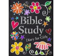 Bible Study Diary for Girls: Bible Study Notes Book for Kids to Guide Primary Aged School Children in Their Study of Scripture - Colorful Drawings Cover Design