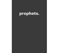 Bible Study Focus Notes | The Prophets: minimalist journal | 6x9" | 100 pages | perfect for travel or at-home, contemplation and biblical studies