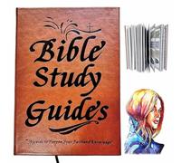 Bible Study Guide, Daily Devotional Journal, A Yearlong Bible Study Plan for Women-Daily Scripture Quotes, Religious Faith-Based Notebook, Strengthens Faith Prayer Reflections, Christian Gift
