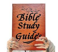 Bible Study Guide, Daily Devotional Journal, Print Summary Book Devotional Journal Bible Guide, Daily Workbooks Summary Spiritual Growth Study Supplies For Men & Women