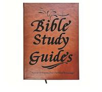 Bible Study Guide for Women: 66-Page Devotional Journal, Scripture Summaries & Guided Prompts - Beginner-Friendly Prayer Journal for Spiritual Growth & Ideal Christian Gift (Brown, One size)