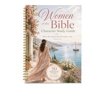 Bible Study Guide Women of the Bible Character Guide and Planner | Bible Reflection Journal for Beginners, Believers, Spiritual Seekers, Church, Home, Apartment, Travel, Sunday School