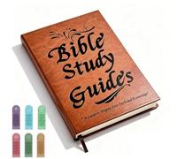 Bible Study Guide & Workbook for Beginners - Daily Bible Study Journal with Scripture Reading, Reflection, Prayer& Bookmark, 66-Page Christian Study Book A5
