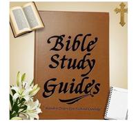 Bible Study Guides, 66-Page Bible Study Guide Comprehensive Scripture Study Tool With Prompts Prayer Journal Notebooks Based On Religious Beliefs Faith Gift For Men Women