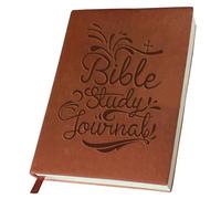 Bible Study Journal Faux Leather Christian Notebook Devotional Planner Graduation