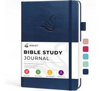 Bible Study Journal for Women - Guided Christian Notebook with Bible Reading Tracker, Prayer Prompts, Church Notes & Bible Study Supplies, Bible Journaling Kit, Beautiful Faith Gift for Her