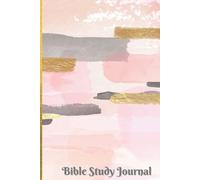 Bible Study Journal: SOAP Sermon Notes Journal | S.O.A.P Method Scripture Note Book | Chic Pink Gray Gold Design