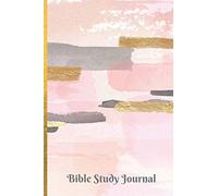 Bible Study Journal: SOAP Sermon Notes Journal | S.O.A.P Method Scripture Note Book | Chic Pink Gray Gold Design