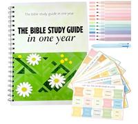 Bible Study Kit: 52-Week Plan, 90 Tabs, 12 Highlighters & 6 Pens