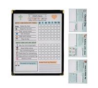 Bible Study Kit for Boy,Christian Studying Set,Bible Studying Chore Chart Set - for Boys Girls Children Christmas New Year Celebration