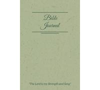 Bible Study Notebook - 6" x 9": A Christian Notebook for Bible Study and Scripture Journaling with a different KJV Bible Verse on each page for encouragement, comfort and guidance for your daily walk.
