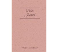 Bible Study Notebook - 6" x 9" Hardback: A Christian Notebook for Bible Study and Scripture Journaling with a different KJV Bible Verse on each page ... comfort and guidance for your daily walk.