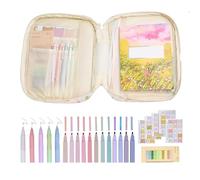Bible Study Supplies Kit - Religious Learning Tools Case, 12 Coloured Highlighters, 5 Pens, Scripture Reading Accessory | Supplies Set For