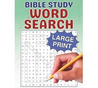 Bible Study Word Search Large Print: Large Print Bible Word Search Puzzle Book, 65 KJV Study Verses + 65 Christian Word Search Puzzles for Faith, Focus & Fun