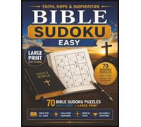 Bible Sudoku Puzzle Book Easy Large Print: 70 Easy Bible Sudoku Puzzles for Seniors - Large Print Number Puzzles with Inspiring Bible Verses for ... Puzzle Series In futuro potrai aggiungere:)