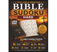 Bible Sudoku Puzzle Book Hard Large Print: 70 Hard Bible Sudoku Puzzles for Seniors - Large Print Number Puzzles with Inspiring Bible Verses for ... Puzzle Series In futuro potrai aggiungere:)