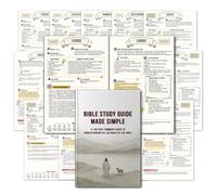 Bible Summary Guide - 66-Page Beginners Bible Study Guide, Learn the Entire Bible Made Simple, Perfect Christian or Christmas Gift Idea