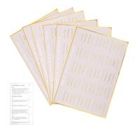 Bible Tabs, 75pcs Laminated with Gold Foil Embossed Print Lettering: Index Tabs Stickers, Label Dividers & Book Marks for Study Journaling Guide - Catholic Jesus Religious Accessories Gift Supplies.