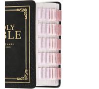 Bible Tabs for Study Bible, v2croft Laminated Bible Tabs for Old and New Testament, Men and Women Bible Study Supplies, 75 Bible Index Tabs, Bible Book Tabs (Style 3)