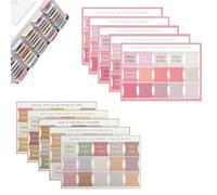 Bible Tabs for Women, 180 PCS Large Print Laminated Bible Stickers with Elegant Floral Designs, Bible Journaling Supplies for Easy Navigation Study