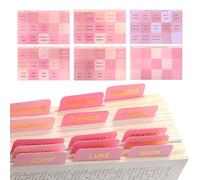 Bible Tabs for Women Study Bible Journaling Supplies Large Print, Old and New Testament Studying with Blank Laminated Bible Tabs Pink, 90 Tabs in Total, Gold Foil Letters, 1.53x1.26 in