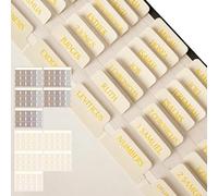 Bible Tabs Set 150 Pieces with Gold Foil Lettering,Laminated Bible Tabs for Study Women Men,Easy to Read and Apply for Old and New Testament Bible Journaling Supplies