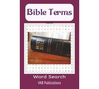 Bible Terms Word Search: 55 Easy-to-Read Bible Word Searches - Fun for Family Time, Relaxation, and Travel | 6x9 inches, 110 Pages of Faith-Filled Entertainment