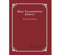 Bible Transcription Journal - New Testament Volume 1: Traditional Catholic Bible based on Douay-Rheims Version