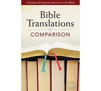 Bible Translations Comparison Pamphlet: Compare 20 Popular Versions of the Bible (Compare 20 Bible Translations)