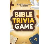 Bible Trivia Game: Large Print Bible Quiz Book with 200+ Questions, Answers, Quizzes, and Bible Study for Teens, Youth, and Family