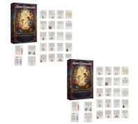 Bible Verse Advent Calendar 2025, Nativity Advent Calendar, 2D Christian Christmas Countdown, with Daily Scripture Verses, Tells The Story of Jesus's Birth, Gift for Family and Kids (2 pcs)