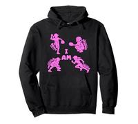 Bible Verse Affirmations Christian Kid Softball Girl Sports Pullover Hoodie