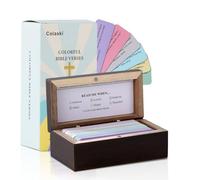 Bible Verse Cards Box Set, Upgrade Color-Coded Bible Verses in a Jar, Read Me When Bible Verses Box for Daily Encouragement, Prayer & Reflection, Christian Bible Gifts For Women and Men