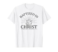Bible Verse Christian Baptism Baptized in Christ Gifts T-Shirt