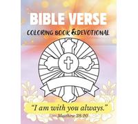Bible Verse: Christian Coloring Book | Large Print Coloring Pages with Devotional Reflections & Short Prayers | Simple, Relaxing Scripture Designs for Women & Teens