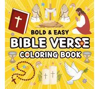 Bible verse coloring book bold and easy