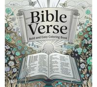 Bible Verse Coloring Book for Adults & Kids: Bold Letters, Easy Scriptures, Faith-Filled Fun