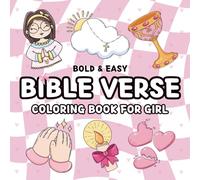 Bible verse coloring book for girls bold and easy