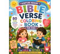 Bible Verse Coloring Book for Kids: 40 F Scripture Memory Coloring Pages for Children | Christian Faith-Based Learning & Easy Bible Verses (My First Bible Coloring Series)