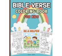 Bible Verse Coloring Book For Kids: Christian Themed Coloring, Inspirational Words To Color, Fun Activities For Kids Ages 4-8 (Bible Verse Coloring Series)
