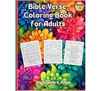 Bible Verse Colouring Book For Adults: Book 1